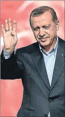  ?? AFP ?? El presidente Recep T. Erdogan