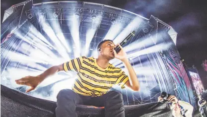  ?? Javier Bragado / WireImage 2019 ?? Vince Staples performs at the Madcool Festival in July 2019 in Madrid. He has released “Vince Staples,” his fourth album, but another is due later this year even as he expands to other media.