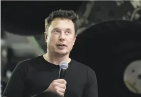  ?? Chris Carlson / Associated Press ?? Elon Musk told “60 Minutes” that he could always muster stockholde­r support to get things done at Tesla even without being the company’s chairman.