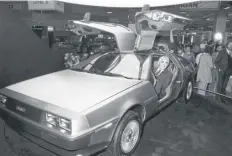  ?? ?? American entreprene­ur John de Lorean’s sports car firm went into receiversh­ip on this day in 1982