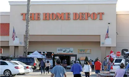  ?? Photograph: Gary Coronado/ Los Angeles Times/Rex/Shuttersto­ck ?? A Home Depot employee in Arizona scammed the company out of $387,500 over four years using fake bills.