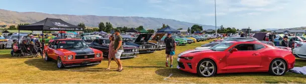  ??  ?? Keith and Diana Holland came all the way from Ashburton for the show in their ’68 Cortina 1600E. Restored in 1989 and still looking remarkable, the car sports a Kent four-cylinder crossflow engine that’s been bored to 85mm, making it 1760cc