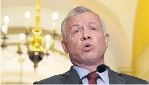  ?? REUTERS ?? Jordan’s King Abdullah II speaks after being welcomed to the US Capitol in Washington in this July 22 file photo.