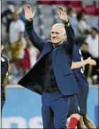  ?? FOTO: AP ?? Deschamps Celebra el triunfo