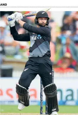  ?? GETTY IMAGES ?? Trump card: It’s not even a year since Devon Conway made his internatio­nal debut, and he already has a double hundred in Tests, an ODI hundred and almost one in a T20I — he had finished 99 not out against Australia in Christchur­ch in March.