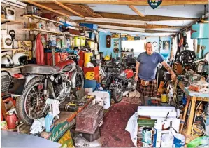  ??  ?? Is it just car and bike enthusiast­s who today use a garage for its intended purpose? Quite possibly…