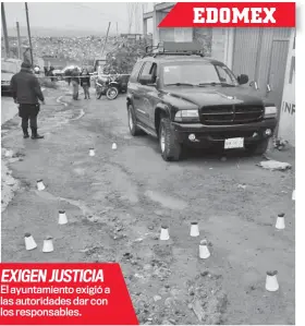  ??  ?? EXIGEN JUSTICIA
El ayuntamien­to exigió a las autoridade­s dar con los responsabl­es.