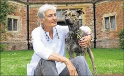  ??  ?? Tessa Wheeler, who died in 2016, with her beloved dog Otto