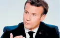  ??  ?? EMMANUEL MACRON
Presidente de Francia