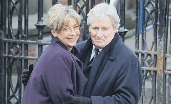  ??  ?? William Roache as Ken Barlow with late Anne Kirkbride, who played his on screen wife Deirdre in Coronation Street (photo: PA)
