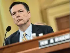  ?? Foto: N. Kamm, afp ?? Jetzt ist es offiziell: FBI Direktor James Comey hat bestätigt, dass wegen möglicher Einflüsse Moskaus auf den US Wahlkampf ermittelt wird.