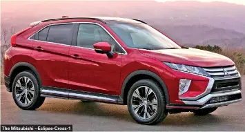  ??  ?? The Mitsubishi --Eclipse-Cross-1