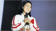  ?? ARCHIVO ?? La candidata presidenci­al Keiko Fujimori.