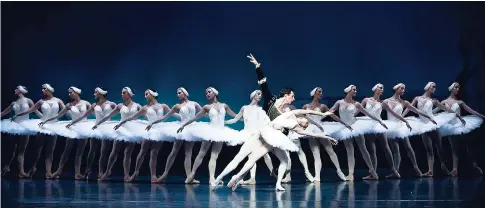  ?? CONTRIBUTE­D PHOTOS ?? A scenes from the Bolshoi Ballet’s ‘Swan Lake’.