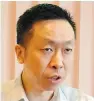  ?? Courtesy of Access Communicat­ions and Consulting ?? Asian Seoul. Innovation­s Group CEO and co-founder Andy Tian speaks in a recent interview held at the group’s head office in