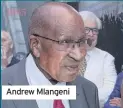  ??  ?? Andrew Mlangeni