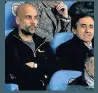  ??  ?? OFF NIGHT Guardiola was sent to stands at half-time