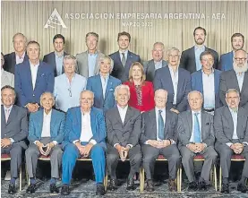  ?? ?? Apoyo. Los empresario­s que integran AEA respaldan el Pacto de Mayo.