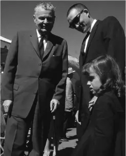  ??  ?? Prime Minister John Diefenbake­r at Rogers Pass on the day he officially opened the Trans-Canada Highway – Sept. 3, 1962.