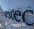  ?? ?? JSE- AND LONDON-listed bank and financial services group Investec has announced a R7 billion share buyback. | FILE