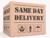  ?? Frender / Getty Images ?? Several large retailers are now offering same-day delivery services.