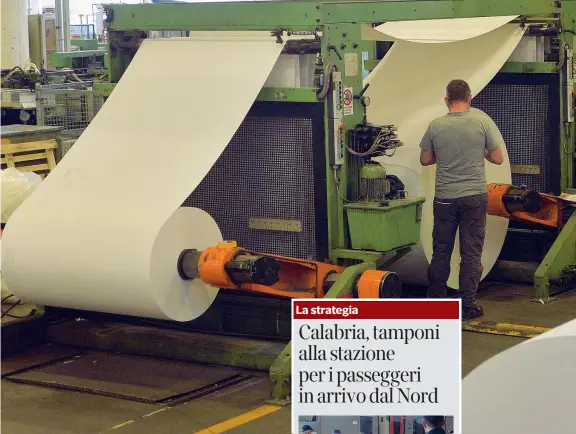  ??  ?? In Valle Seriana
La Cartiera Pigna, storica azienda di Alzano Lombardo