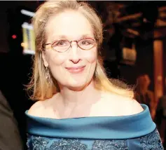  ??  ?? Streep backstage during the 89th Annual Academy Awards last Feb 26, in Hollywood, California. — AFP file photo