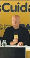  ?? CEDOC PERFIL ?? LARRETA. El Jefe de Gobierno porteño, ayer en la conferenci­a.