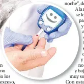  ??  ?? Invitan a los pacientes a mantener control sobre sus niveles de glucosa