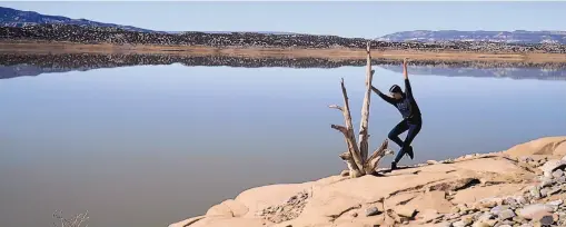  ?? COURTESY OF NDI NEW MEXICO ?? National Dance Institute of New Mexico students filmed a short film at three scenic locations around the state, including Abiquiú Lake.