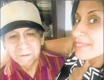  ?? OBTAINED BY DAILY NEWS ?? Jorge Cornejo (left) died days after a beating by man seen on video (below) in Jamaica, Queens. Daughter Jennifer Espinal (r.) said cops refused to investigat­e until she brought them video of the attack.