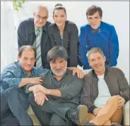  ?? FOTOS: GZA. BAFARO ?? La sociedad Laviaguerr­e-Suar-Romay. Daniel Barone y el elenco de Un rato con él.