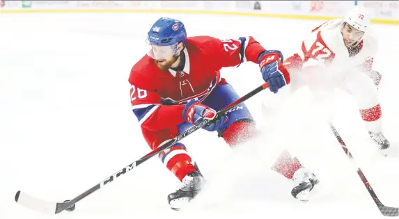  ?? JOHN MAHONEY ?? Canadiens defenceman Jeff Petry is coming off his best season statistica­lly and will be paired up with Montreal’s new defender, Ben Chiarot, for the coming season.