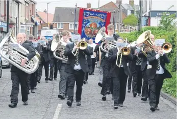  ?? ?? The GT Group Band Peterlee provided the entertainm­ent.