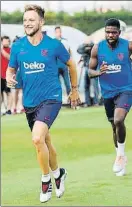  ?? FOTO: TWITTER ?? Rakitic y Umtiti, señalados