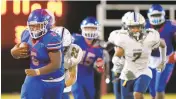  ?? ?? Washington-Pearce is trying to help Kempsville (4-1) post its first winning record since 2009. The Chiefs had lost 63 consecutiv­e games during one stretch between 2014-18.