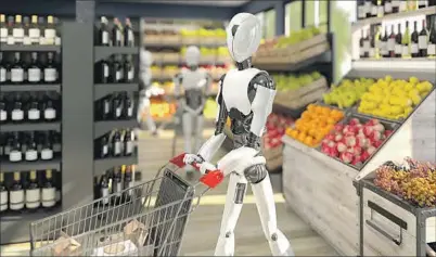  ?? ISTOCK ?? Las tiendas del futuro tendrán robots en lugar de dependient­es.