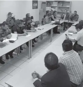  ?? CORTESÍA ?? Sostienen reunión de trabajo para sumar esfuerzos.