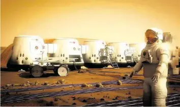  ?? MARS ONE ?? Das Basler Start-up Mars One wollte die Besiedlung des Mars als Reality-TV-Show vermarkten.