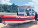  ?? Photo / Supplied ?? Waka Kai (left), the 9m New World Whitianga boat that has been taking supplies to isolated Coromandel communitie­s.