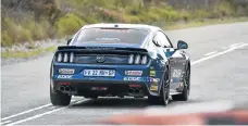  ??  ?? This Roush Ford Mustang will be taking on the Shelby Mustang Super Snake on the hill.