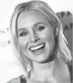  ?? CHRIS PIZZELLO, AP ?? Kristen Bell shared that she felt permanentl­y trapped in the “shade.”