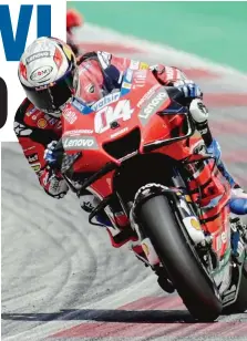  ?? ANSA ?? Andrea Dovizioso, 34 anni, alla prima vittoria della stagione