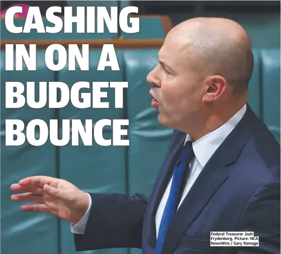  ?? Gary Ramage ?? Federal Treasurer Josh Frydenberg. Picture: NCA Newswire /