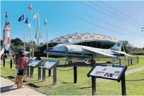  ?? COURTESY OF CITY OF HAMPTON ?? Hampton’s Air Power Park has newly painted aircraft, a new collonade and flags. The 15-acre property will also get a new irrigation system.