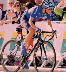  ??  ?? Sofia Bertizzolo, vicentina, 21 anni, lascia l’Astana per approdare la prossima stagione al Team Virtu di Bjarne Riis BETTINI