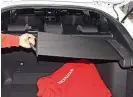  ??  ?? Practical Side-sliding parcel shelf helps us make most of load bay, and Civic delivers punchy performanc­e