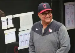  ?? JOHN KUNTZ – GETTY IMAGES ?? The Guardians' Terry Francona was honored before Wednesday's game on his retirement.
