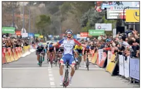  ?? (Photos Eric Ottino) ?? Rudy Molard signe le plus beau succès de sa carrière à Vence.