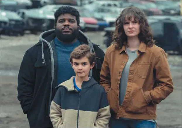  ??  ?? Jonathan Langdon, Jason David and Ashleigh Cummings in “NOS4A2”